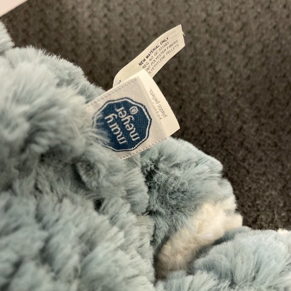 Mary Meyer Plush Elephant Blue Animal J12 - Picture 2 of 2